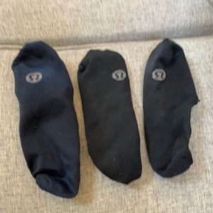 Lululemon no show socks 3 pair